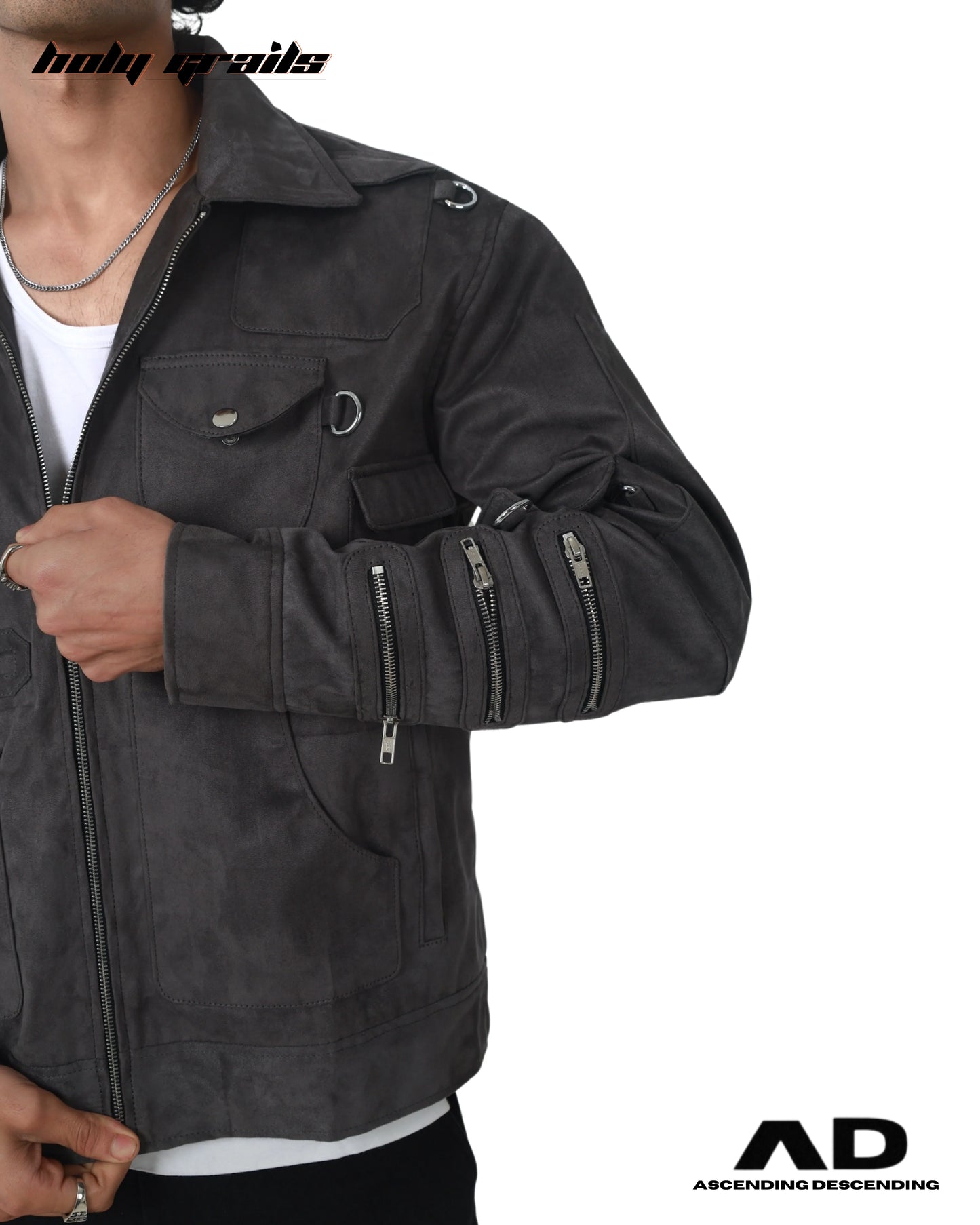 Dirty Money Suede Jacket HG x Ascending Descending