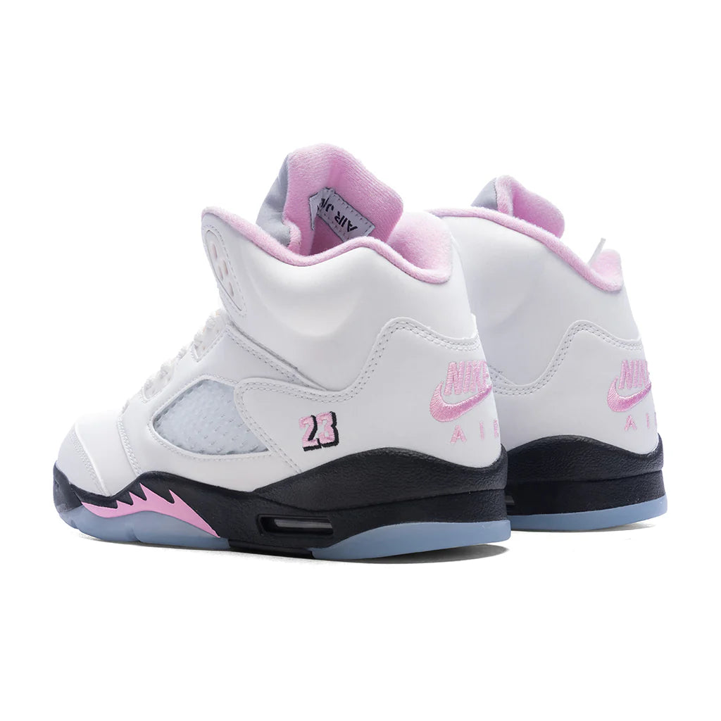 Air Jordan 5 Retro OG 35th Anniversary GS White Black Med Soft Pink White