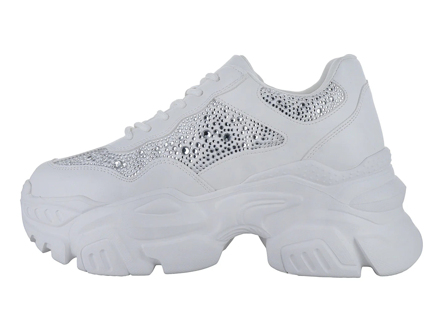 Madden Girl Tenis Casual Blanco Multicolor para Mujer