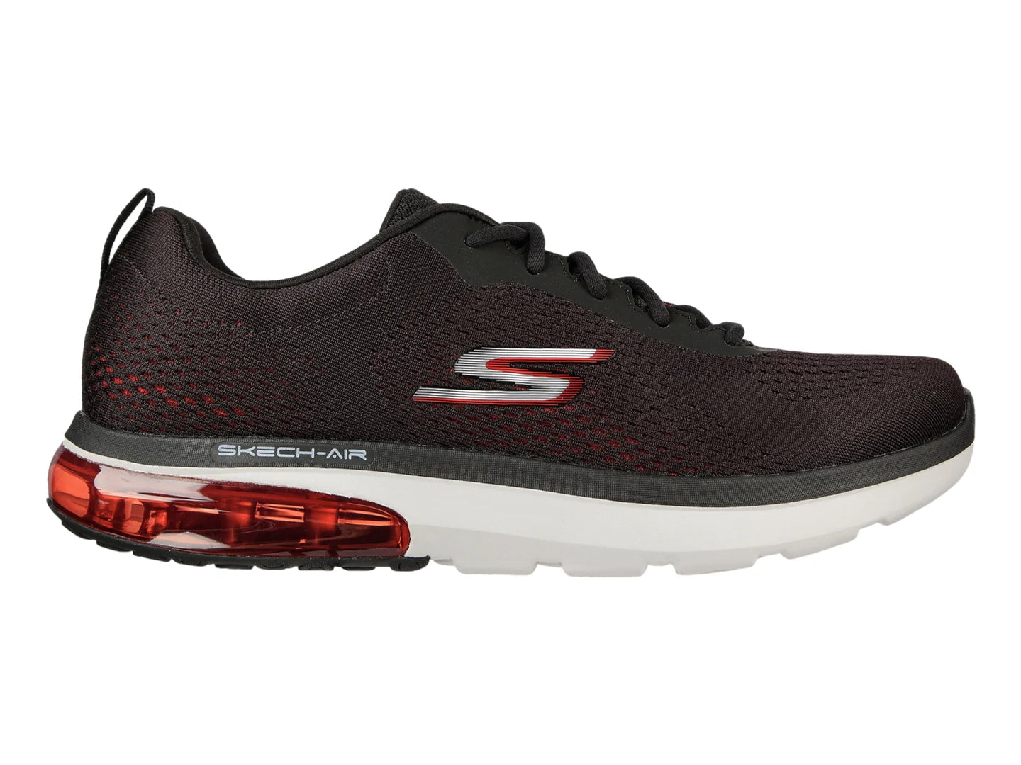 Tenis Skechers Go Walk Air 20 Negro y Rojo para Hombre
