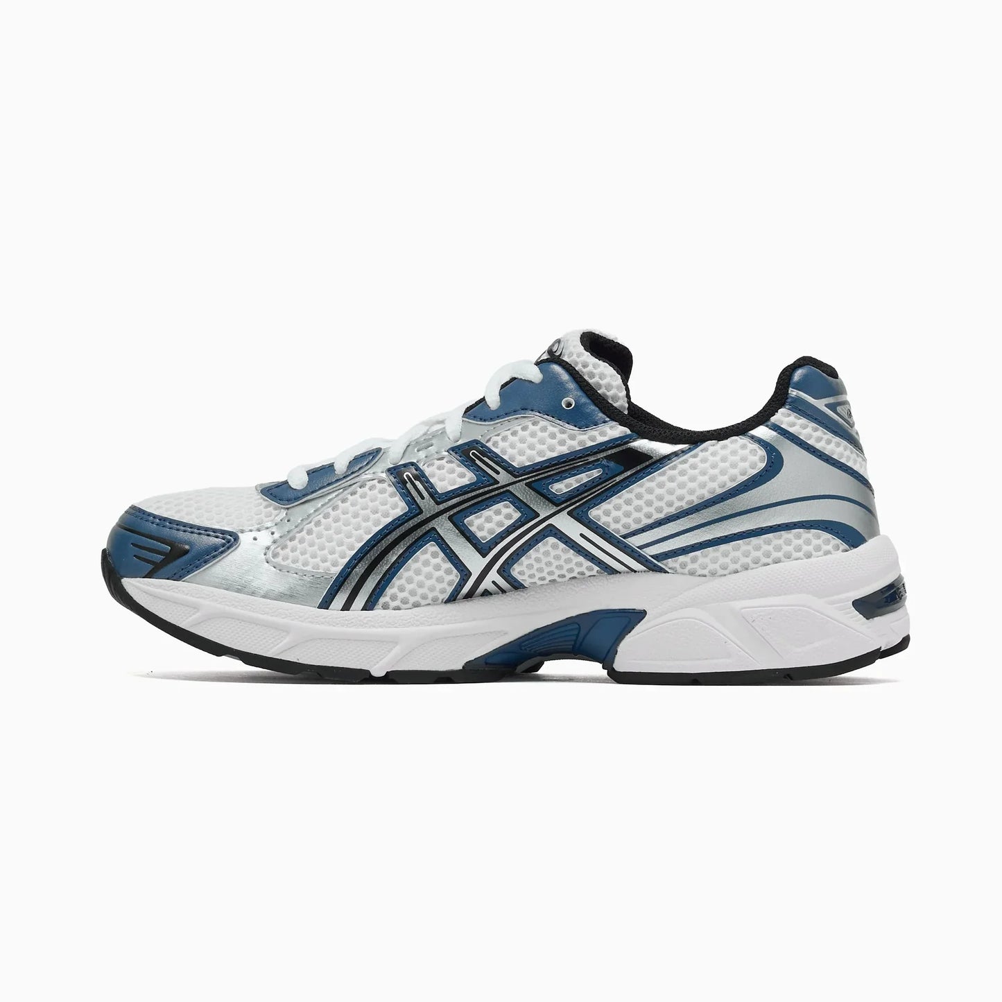 Sneakers ASICS Running Mesh Bleu Blanc Confort Quotidien