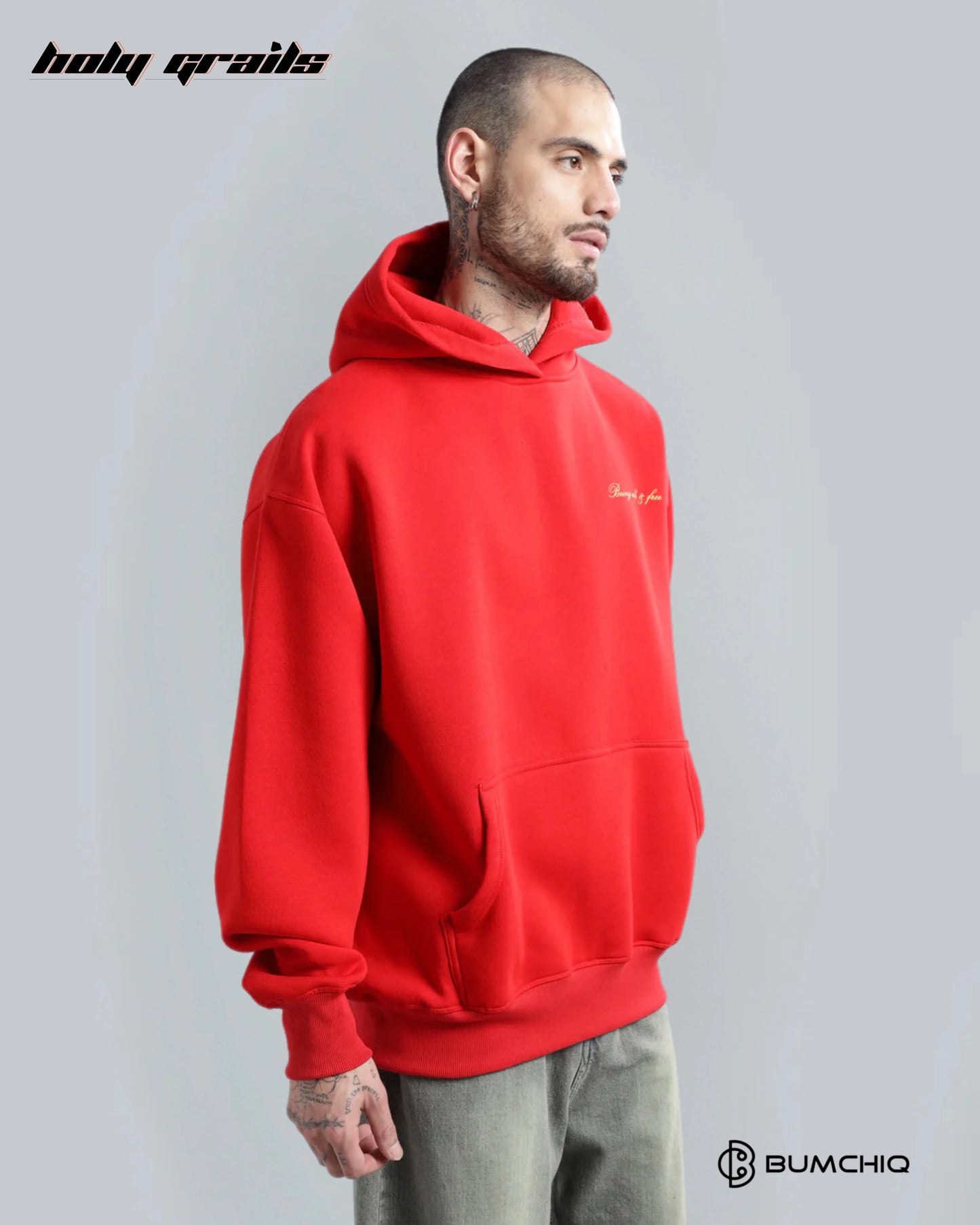 Tiger Roar Red Hoodie HG x Bumchiq