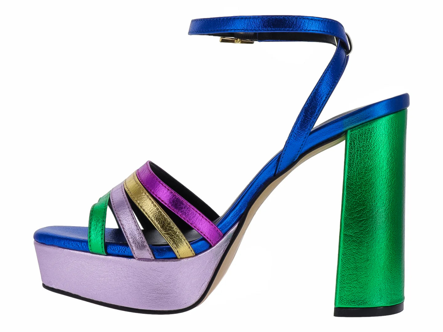 Sandalias de Plataforma Felipe Rivera Multicolor para Mujer