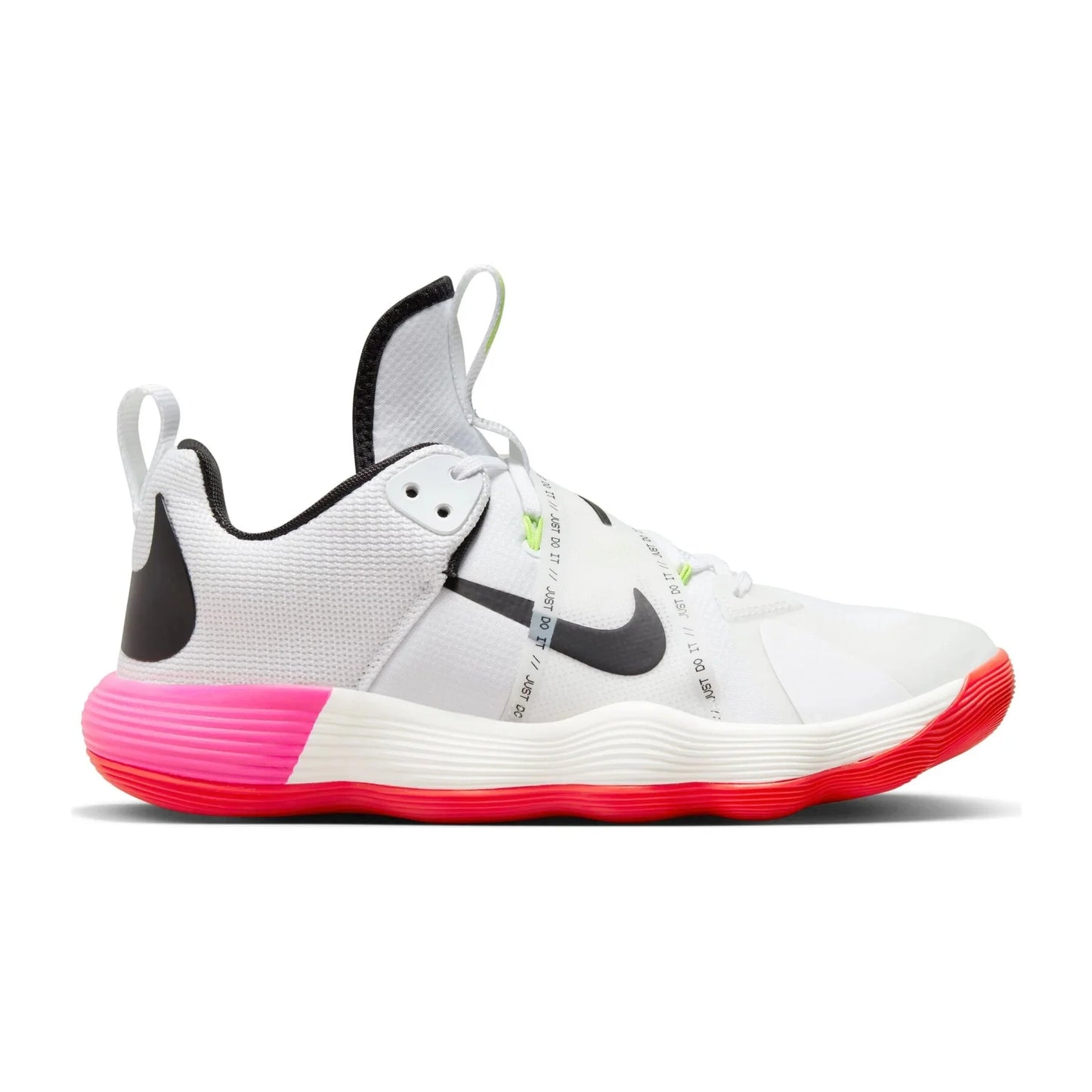 Tênis Nike React HyperSet 1 Vôlei Branco Rosa