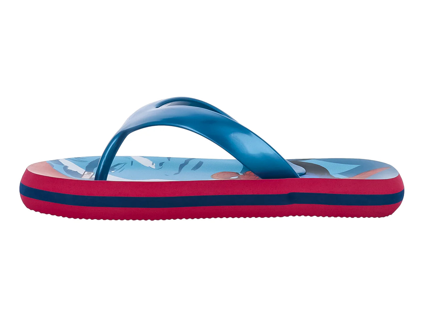 Sandalias Tenis con Imaginacion Spiderman Azul Rojo para Niño
