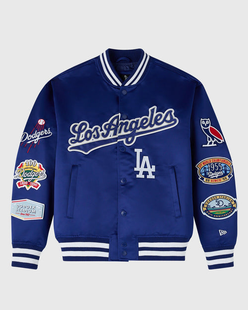 New Era MLB Los Angeles Dodgers Varsity Jacket Blue