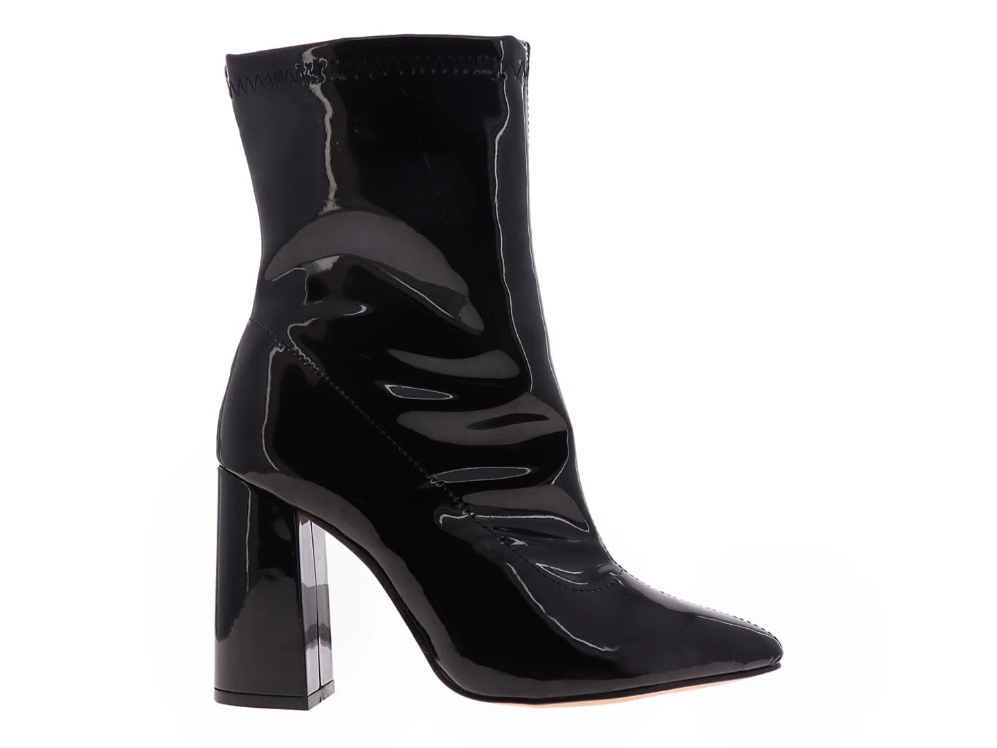 Botines Senties de Charol Negro para Mujer