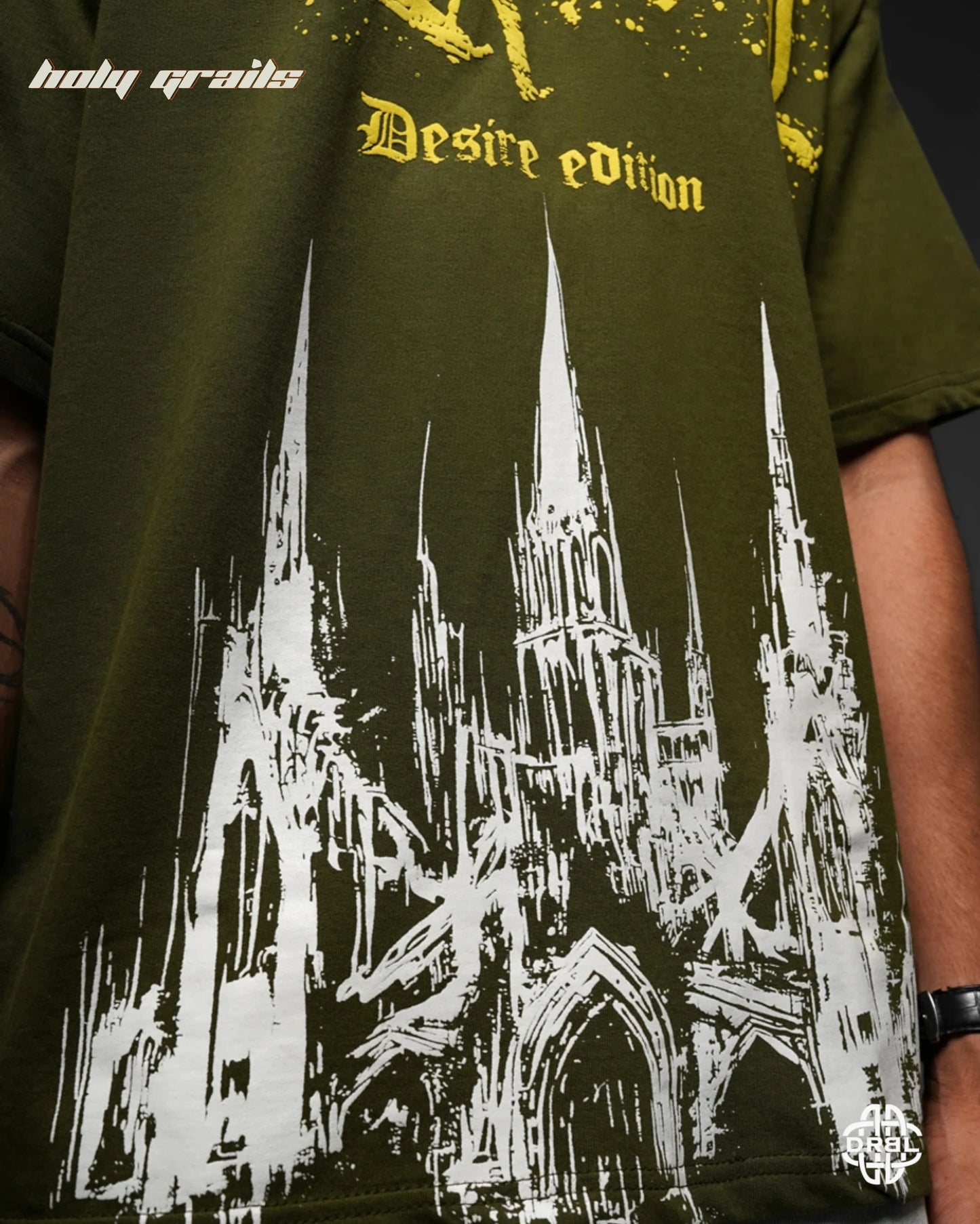Sniful Shadows Olive Tee HG x DRBL