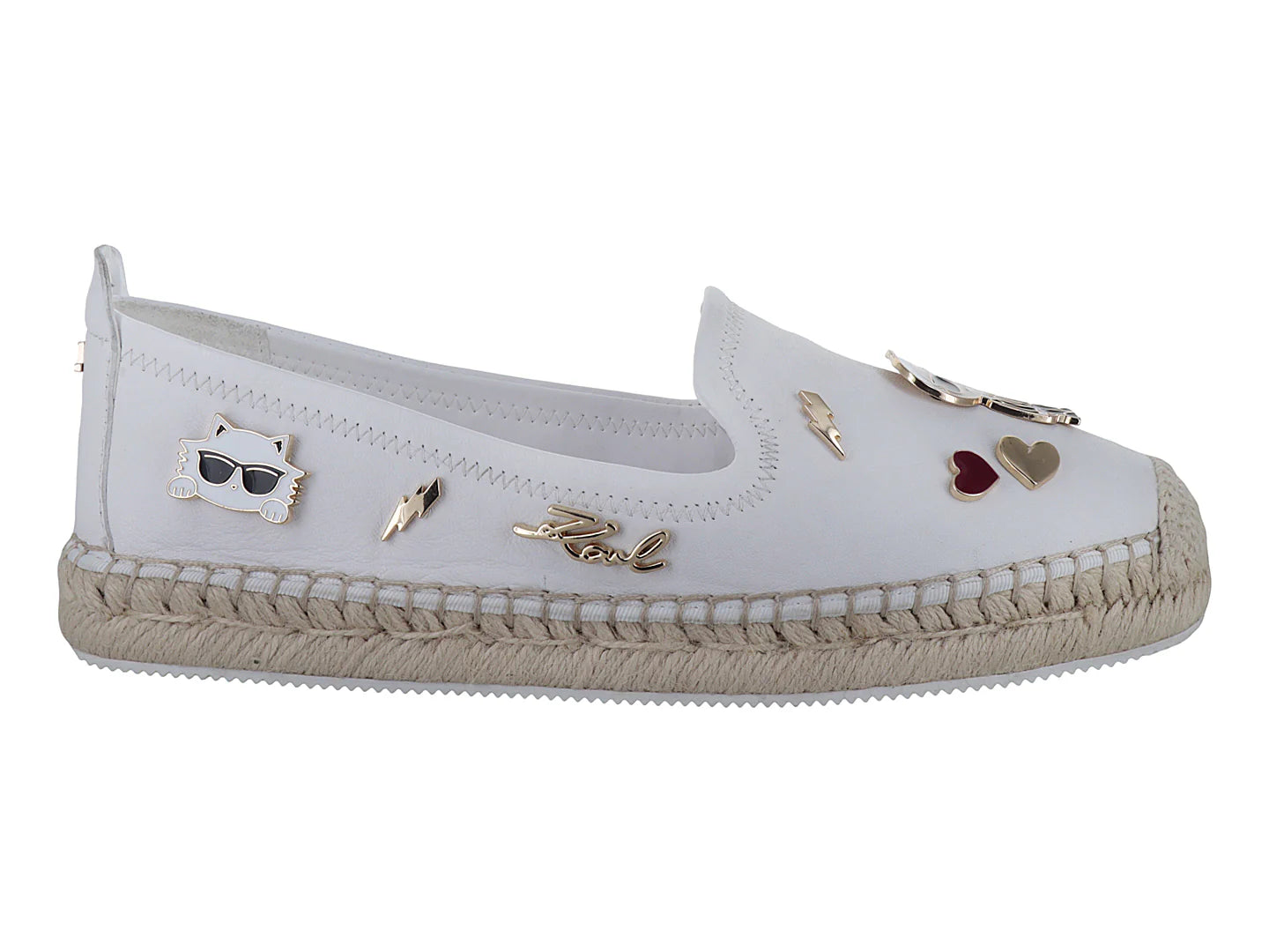 Sandalias Alpargatas Karl Lagerfeld Blancas para Mujer
