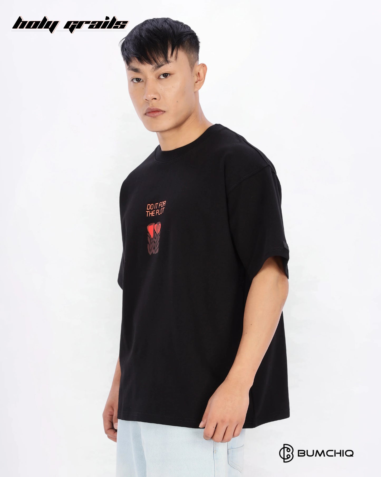 Blondie Black Oversize Tee HG x Bumchiq