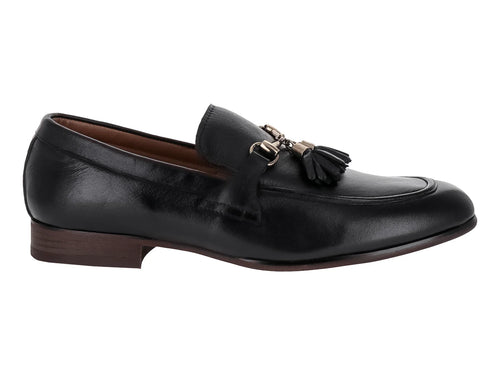 Zapatos Mocasines Steve Madden Cuero Negro para Hombre