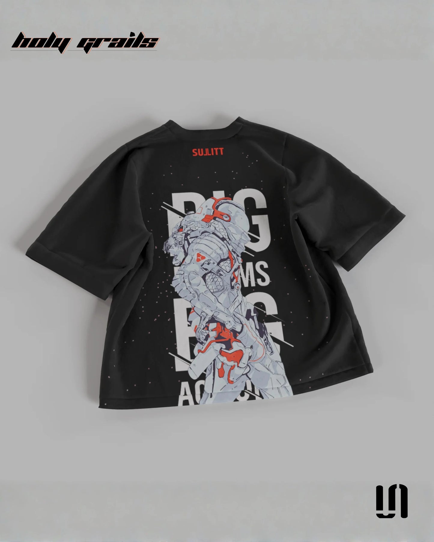 Moon Walker Black Oversized Tee HG x Sullitt