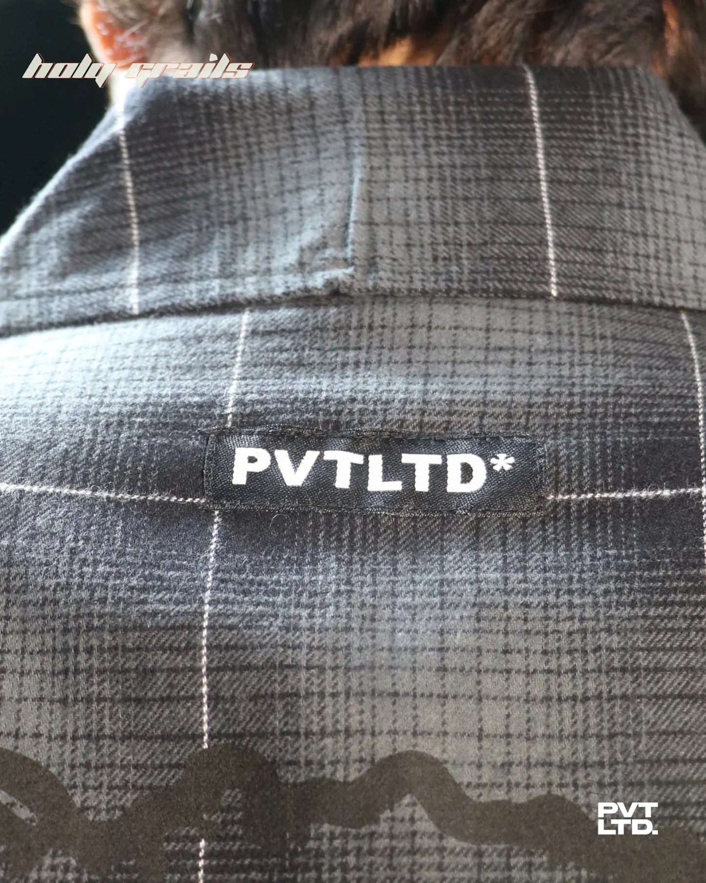 Trinetra Flannel I Black Shirt HG x Pvt Ltd