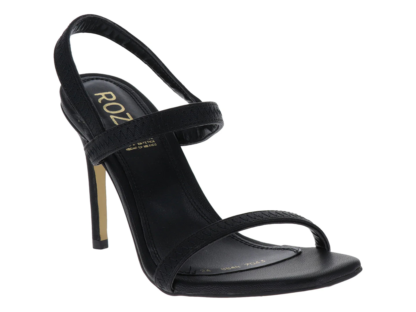 Sandalias de Tacón Alto Roze Negro para Mujer