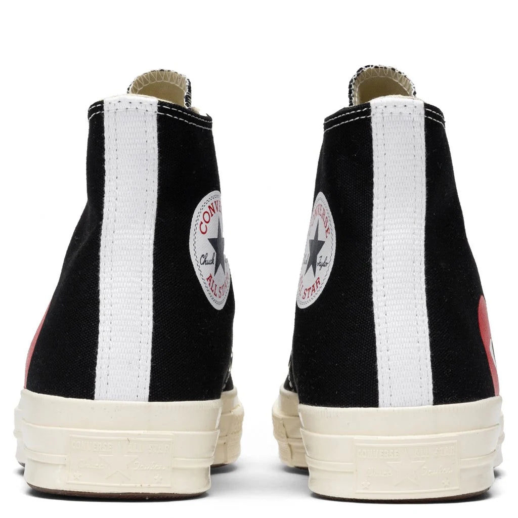 Converse x Comme Des Garcons PLAY All Star Chuck 70 Hi Black