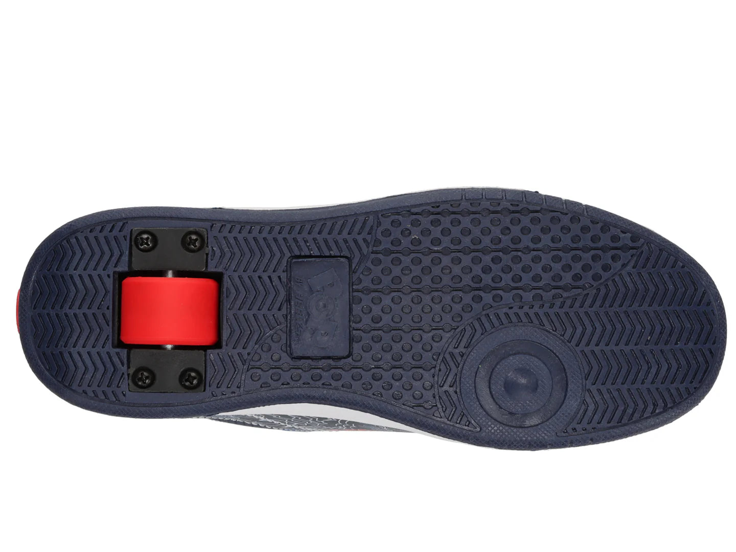 Tenis Patín Heelys Azul Marino Rojo y Blanco para Niño