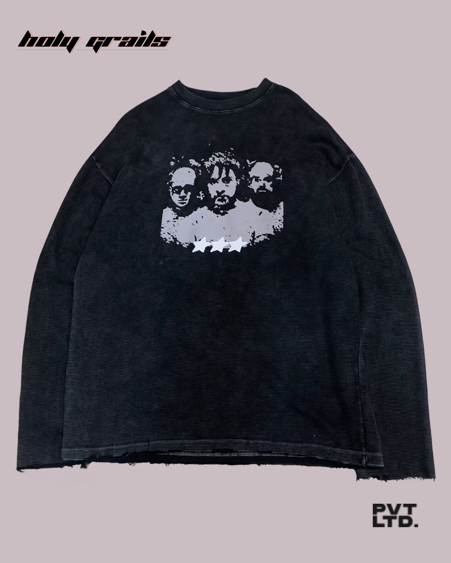 Cinema Ribbed Full Sleeve Tee HG x Pvt Ltd