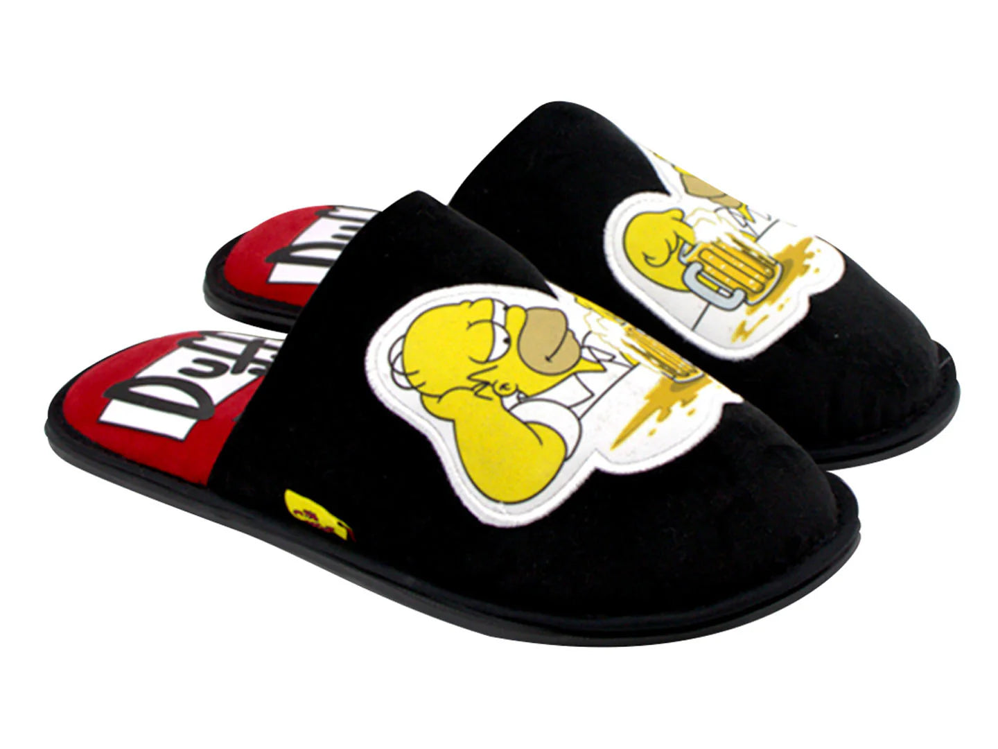 Pantuflas ARRA Homero Negro y Rojo para Hombre