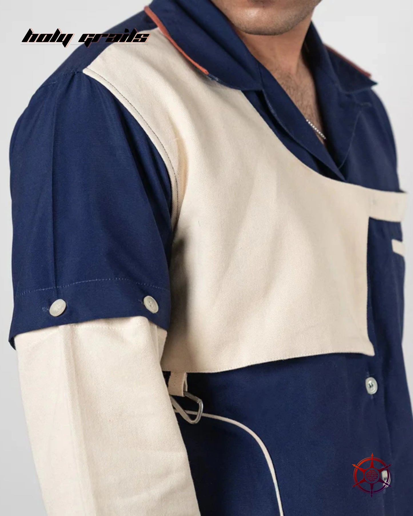 Binary Berry Panel Shirt HG x Duskin