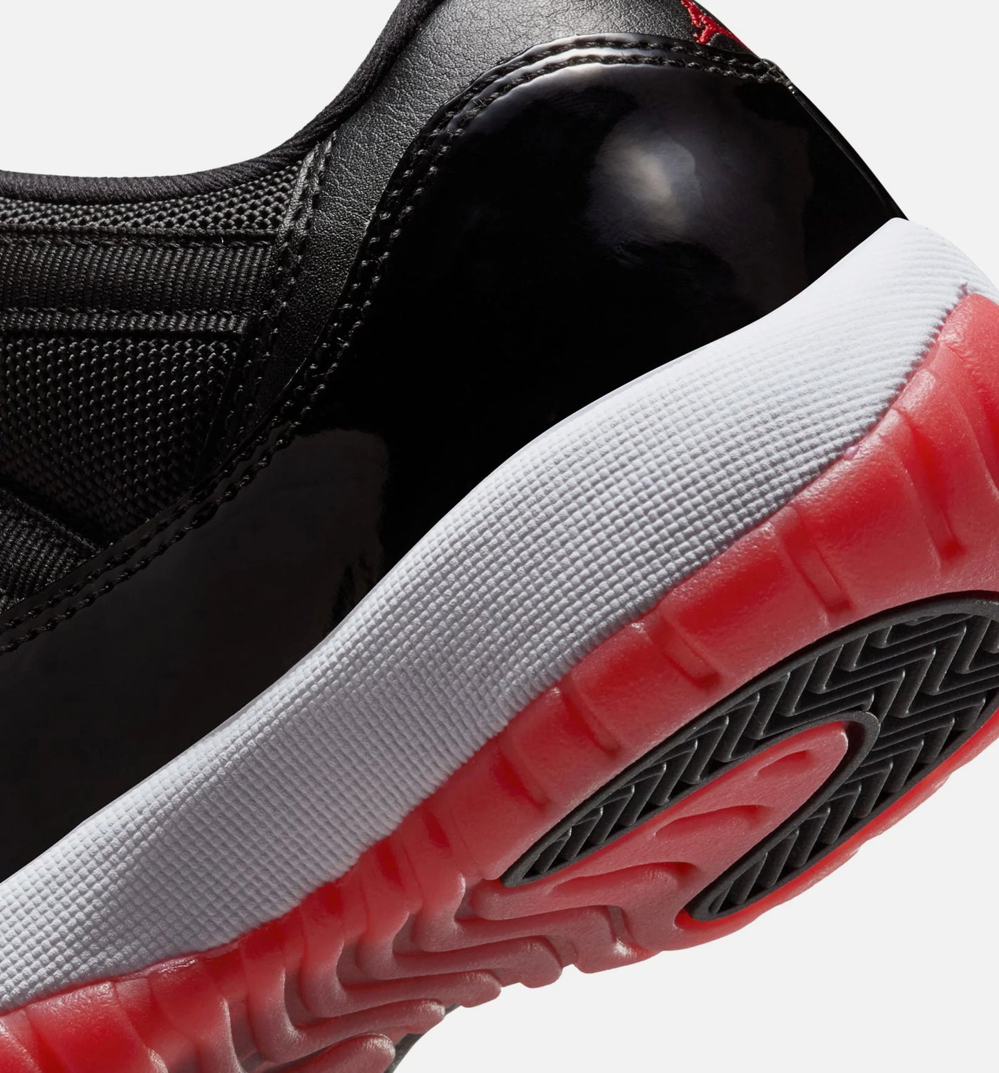 Air Jordan 11 Retro Bred Grade School Lifestyle Shoe Black Varsity Red White Free Shipping
