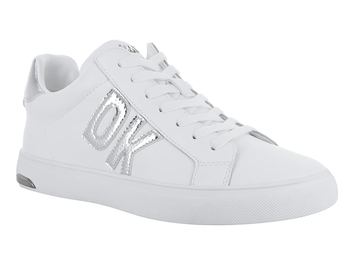 Tenis DKNY Blanco y Plata para Mujer