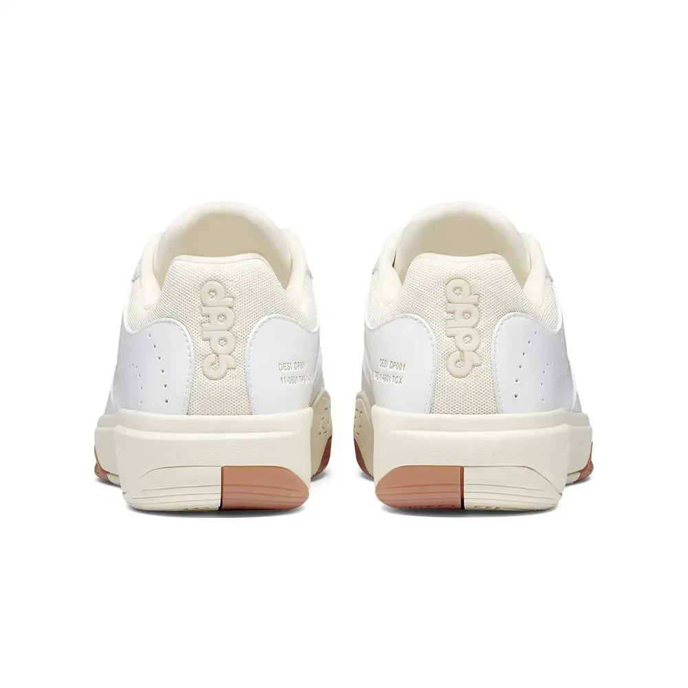 DAPS DESI Low White Cream Womens Pickleball Shoes