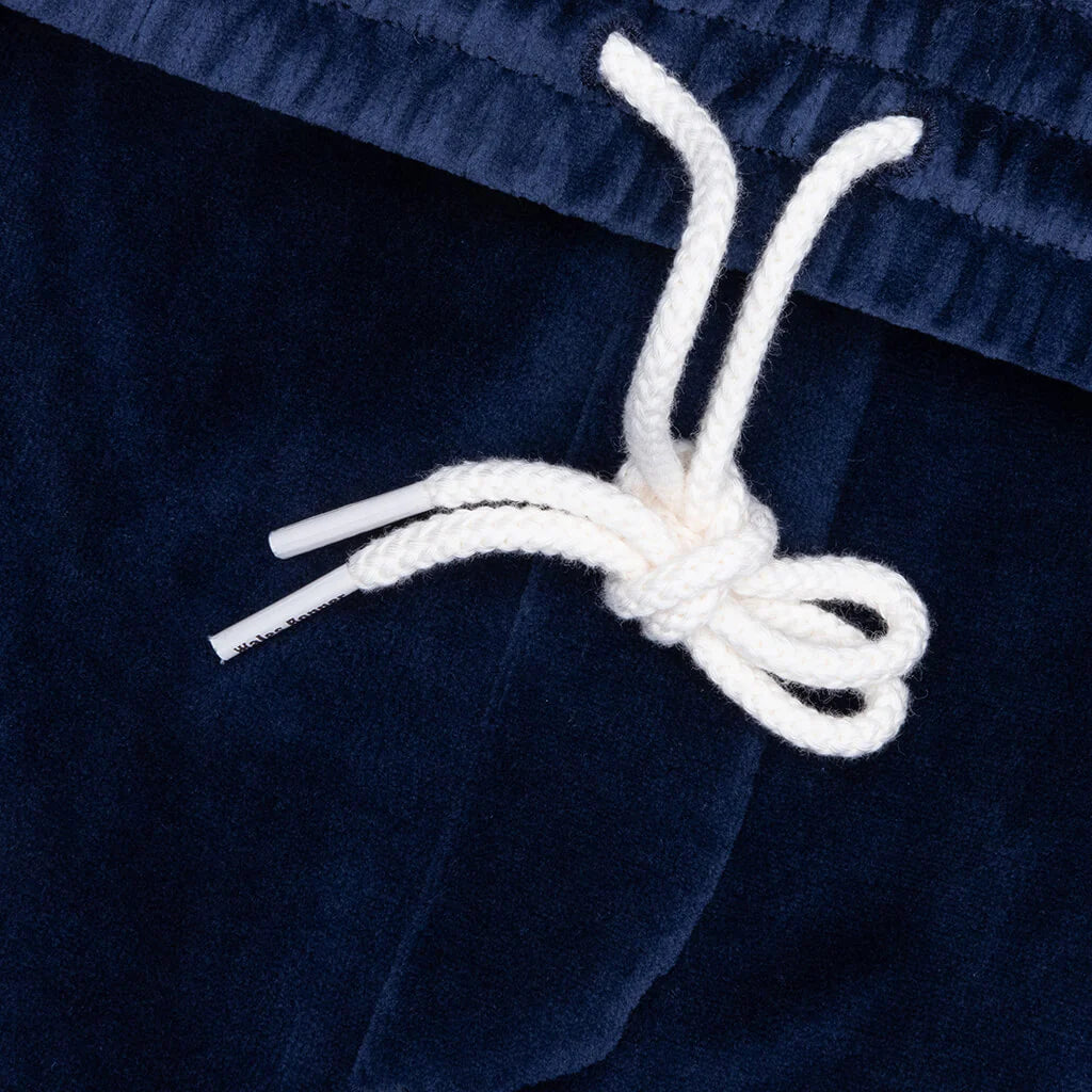 Adidas Originals x Wales Bonner Velour Track Pant Collegiate Navy