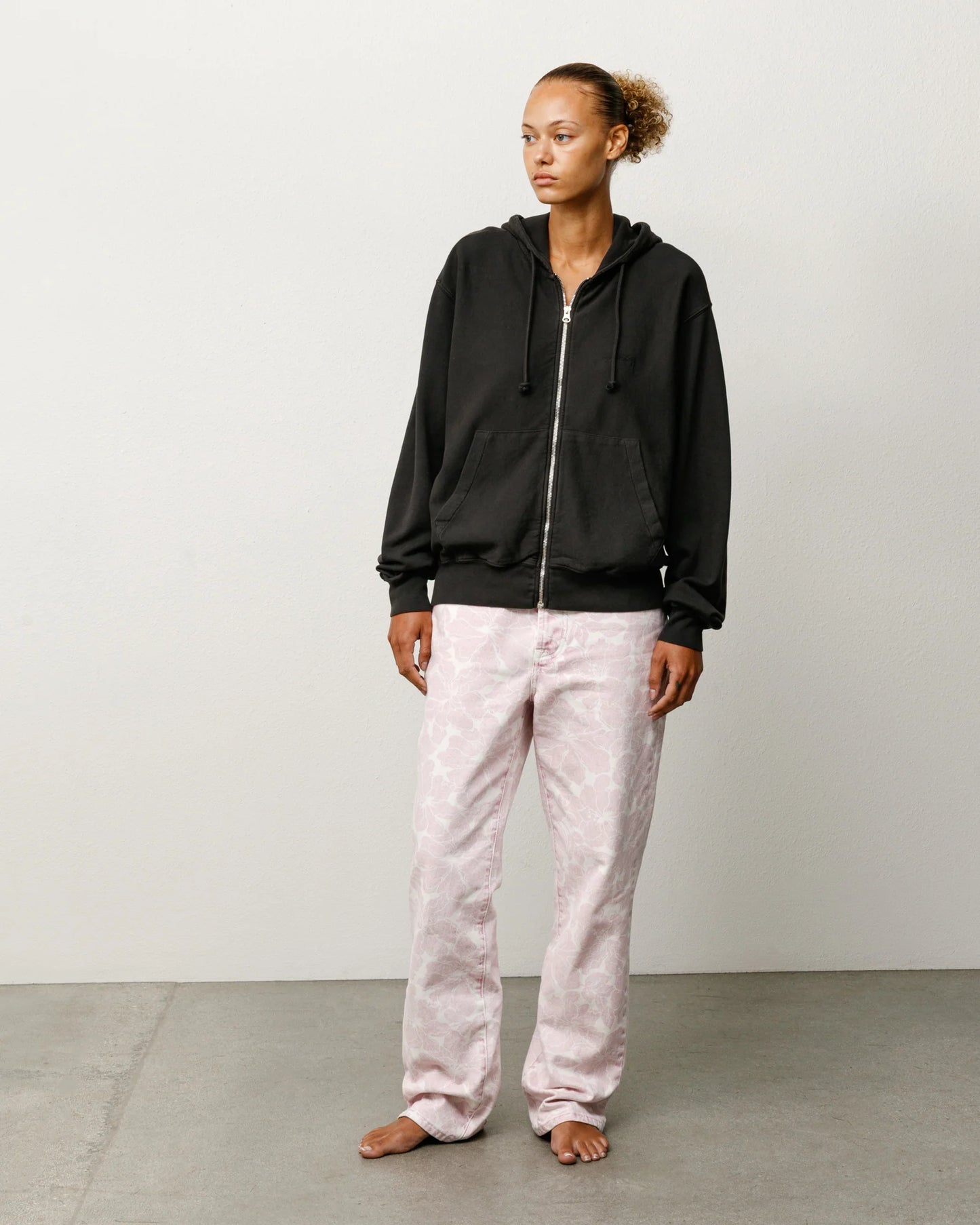 LIGHTWEIGHT TERRY ZIP HOODIE