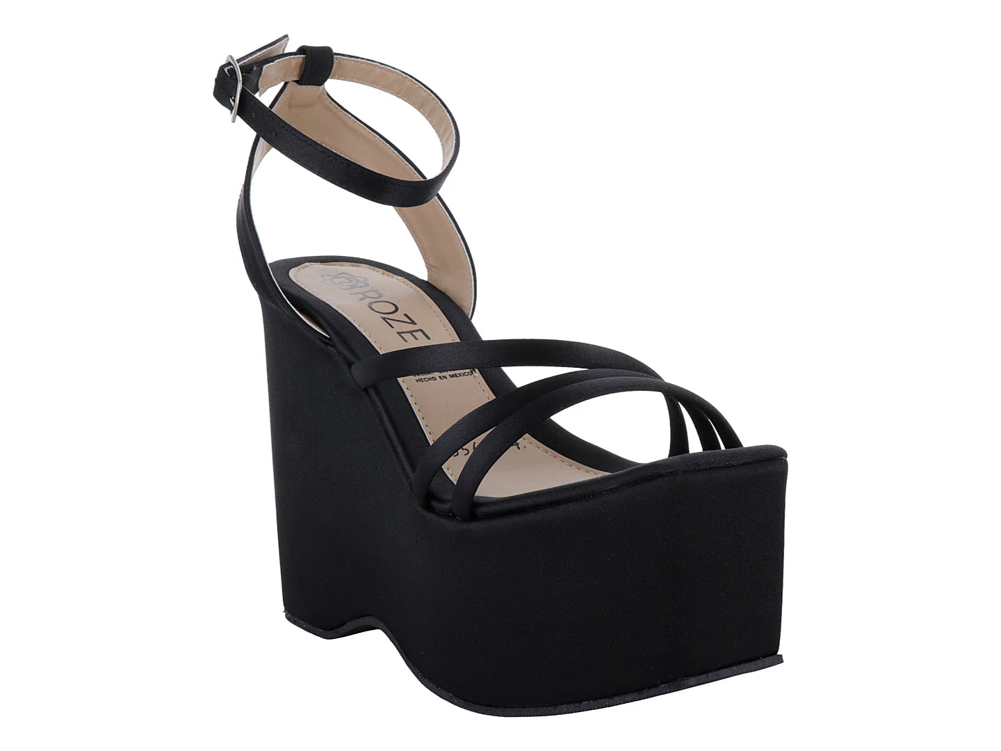 Sandalias ROZE Plataforma Negro para Mujer