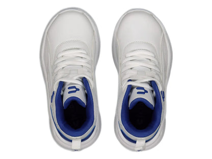 Tenis Charly de Baloncesto Blanco y Azul para Niño