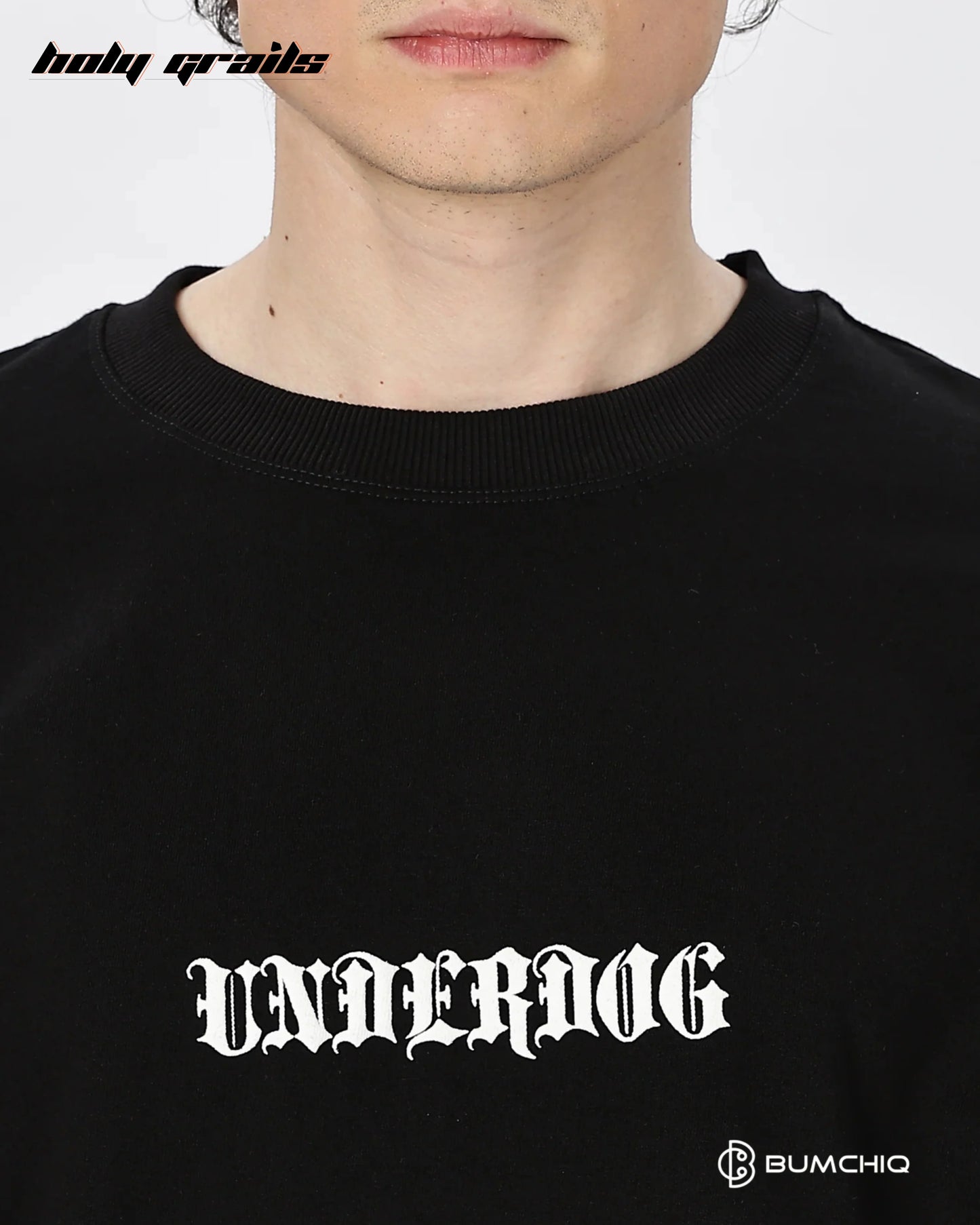 Underdog Black Oversize Tee HG x Bumchiq