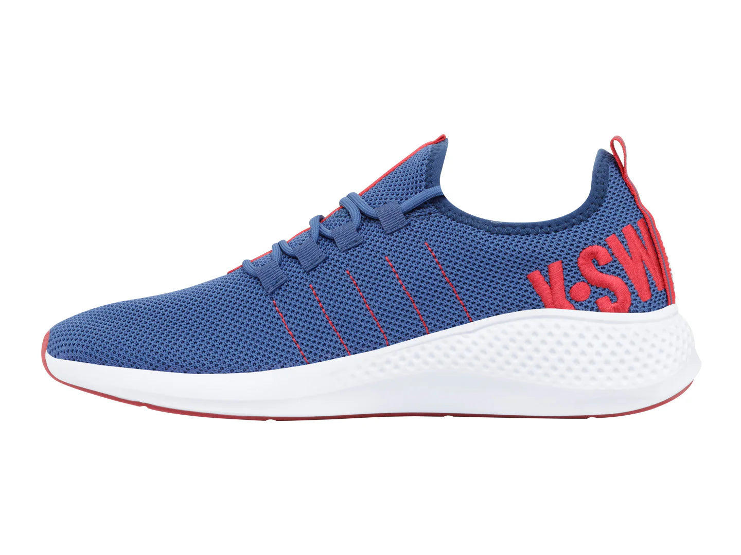 Tenis K Swiss New Flanagan Azul Marino y Rojo para Hombre
