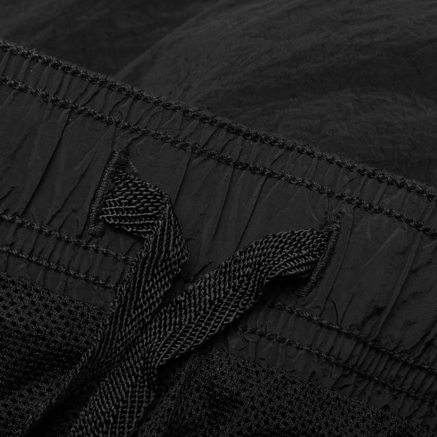 Nylon Metal Regular Fit Shorts Black