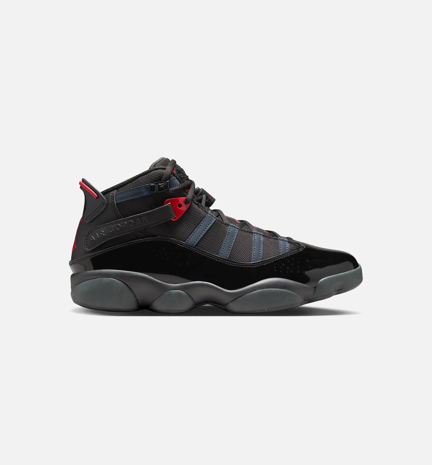 Air Jordan 6 Rings Mens Lifestyle Shoe Black Fire Red