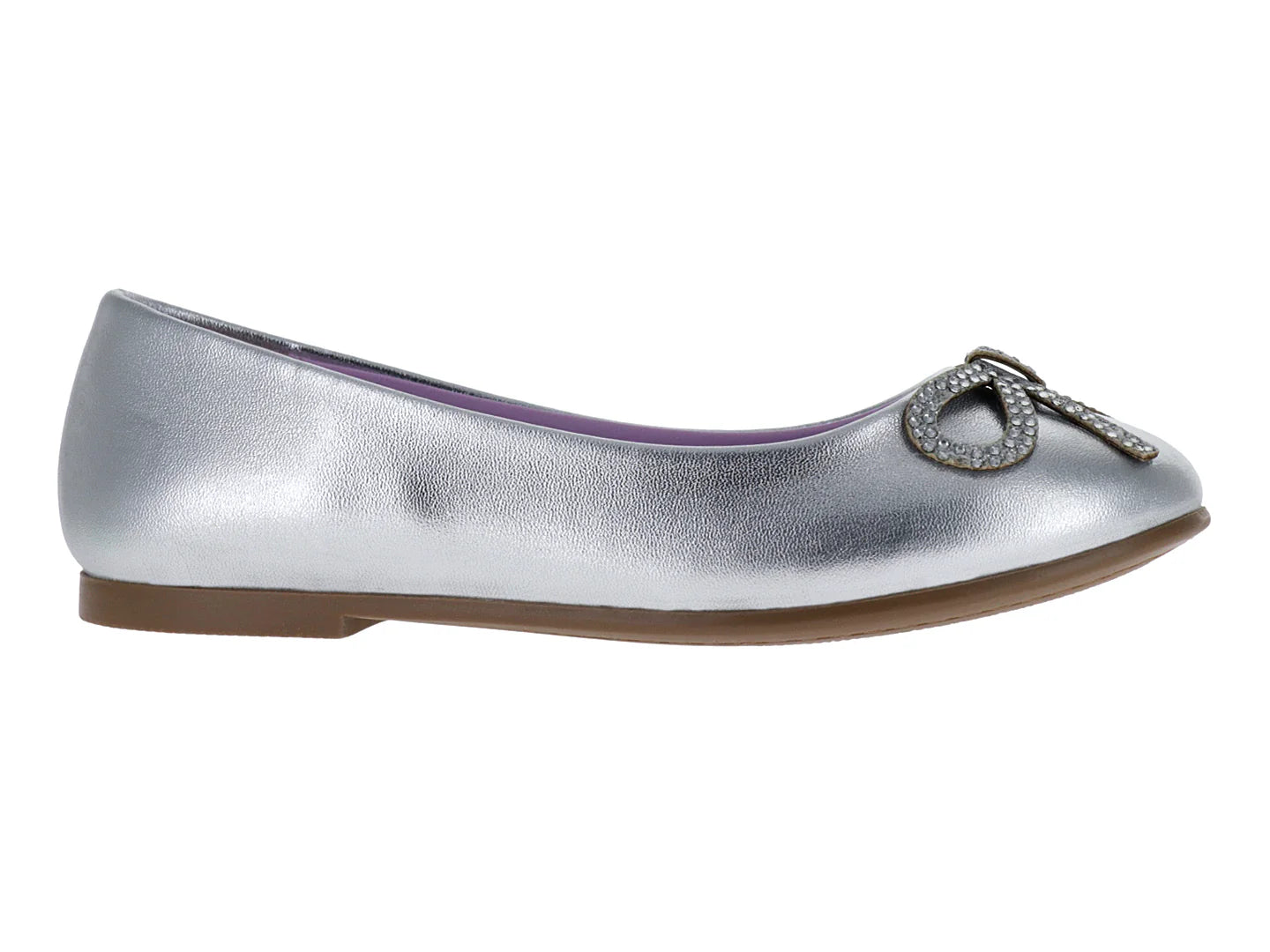 Zapatos Planos Tropicana Color Plata para Niña