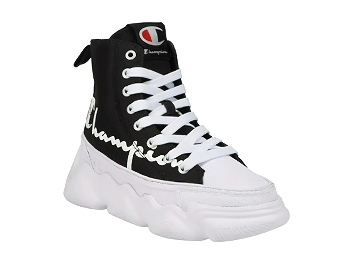 Tenis Champion Meloso Prodigy Hi Negro y Blanco para Hombre