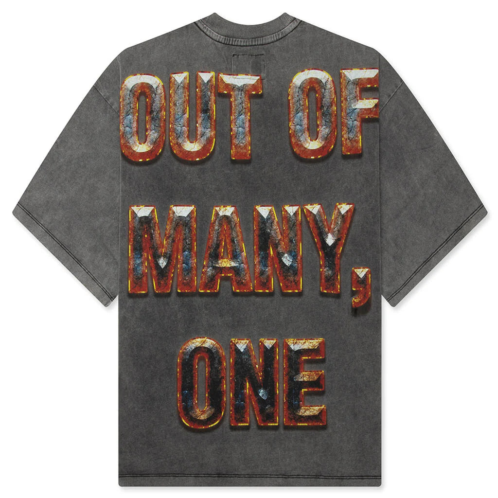 Horsepower T Shirt Grey Wash