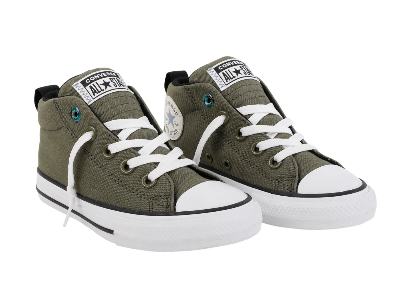 Tenis Converse Chuck Taylor All Star Street Mid Verde Oliva Niño