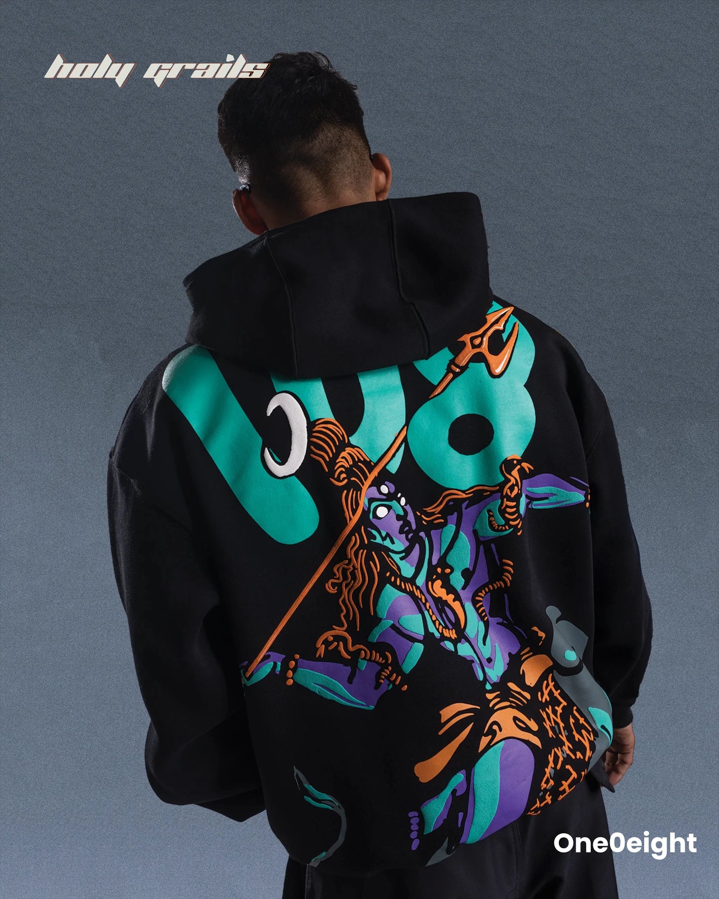 Shivraudr Oversize Hoodie HG x One0eight