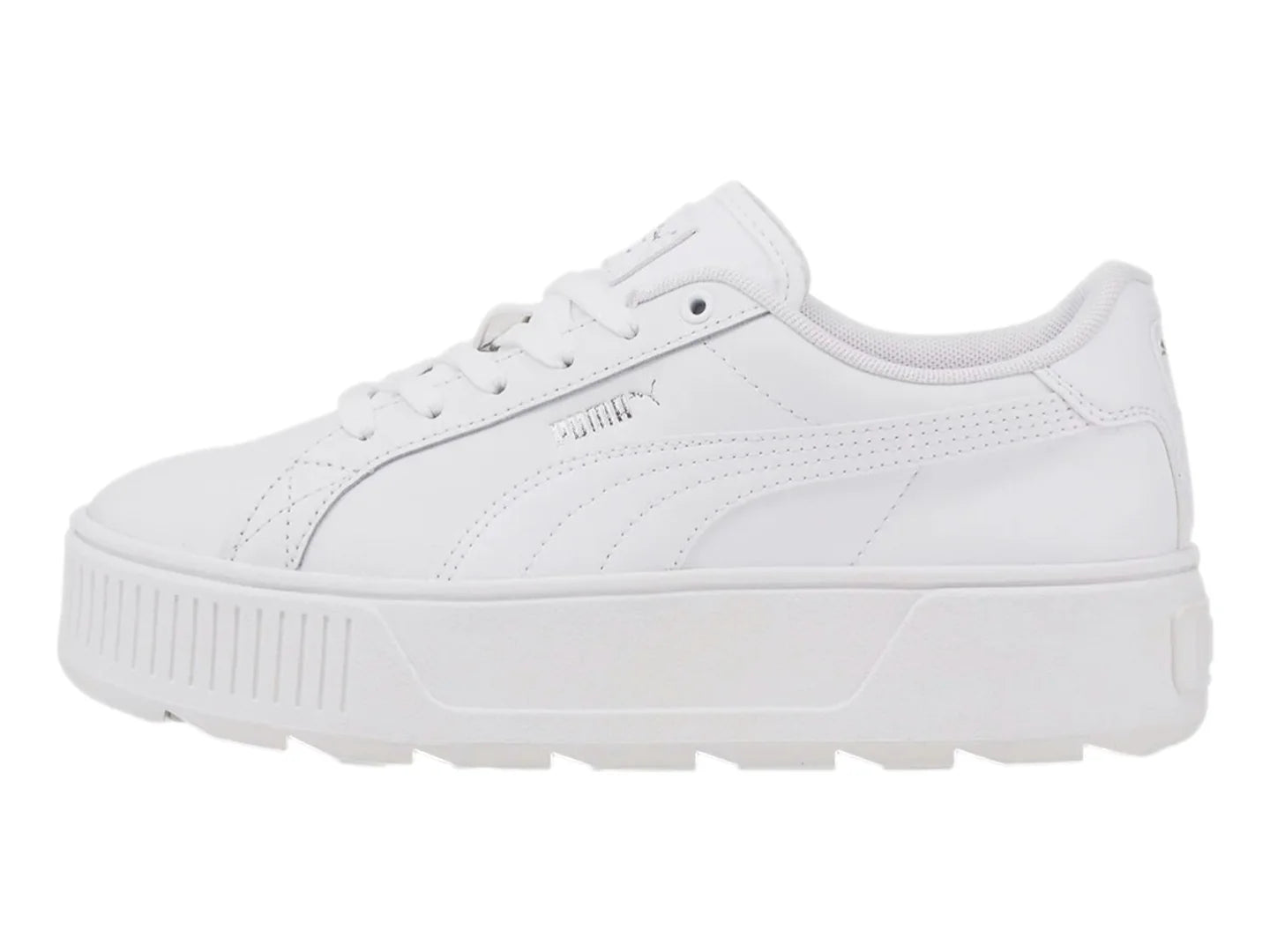 Tenis PUMA Karmen L Blanco y Plata para Mujer