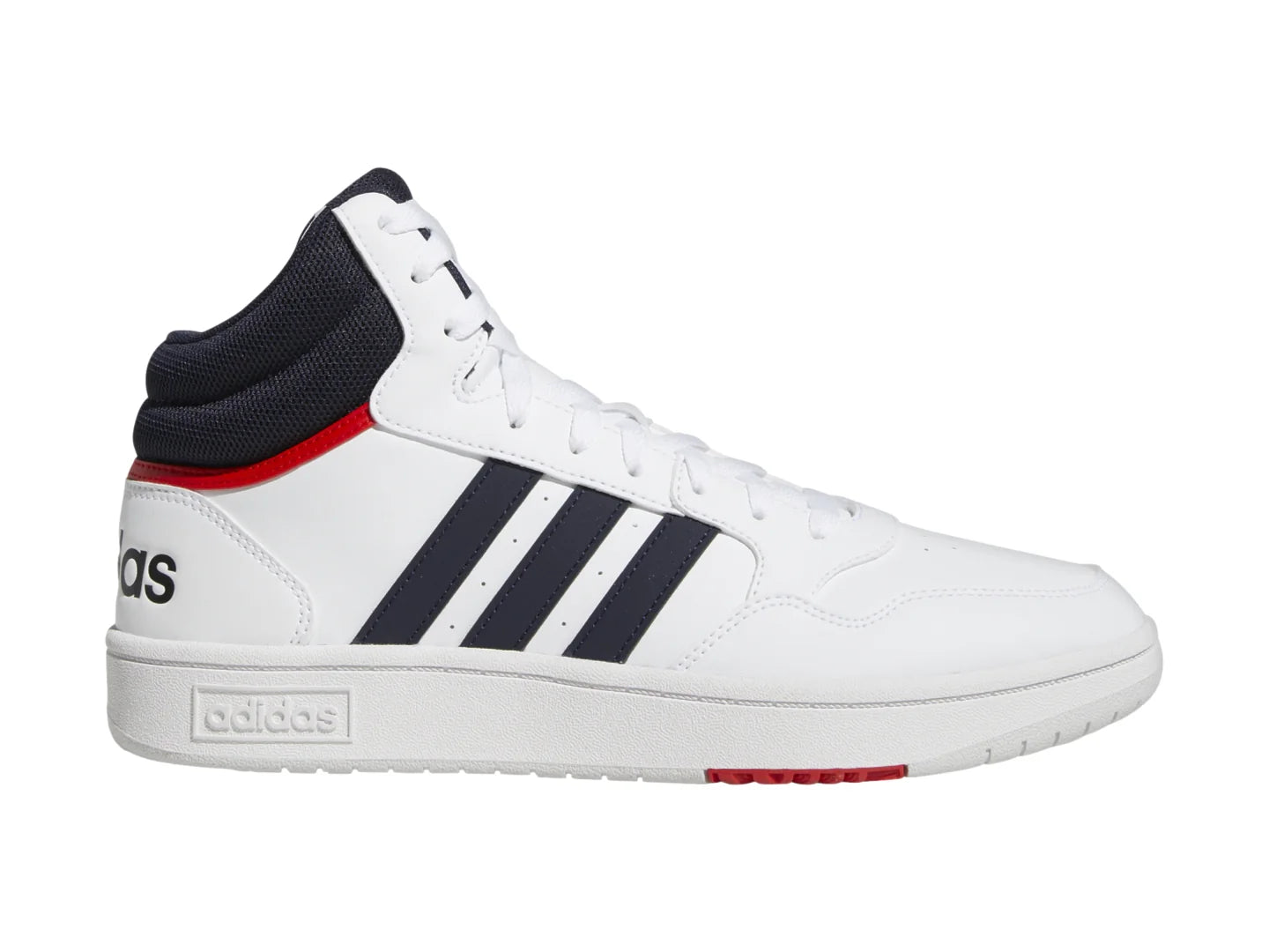 Tenis Adidas Hoops 30 Mid Blanco y Azul para Hombre