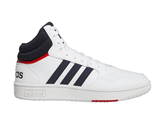 Tenis Adidas Hoops 30 Mid Blanco y Azul para Hombre