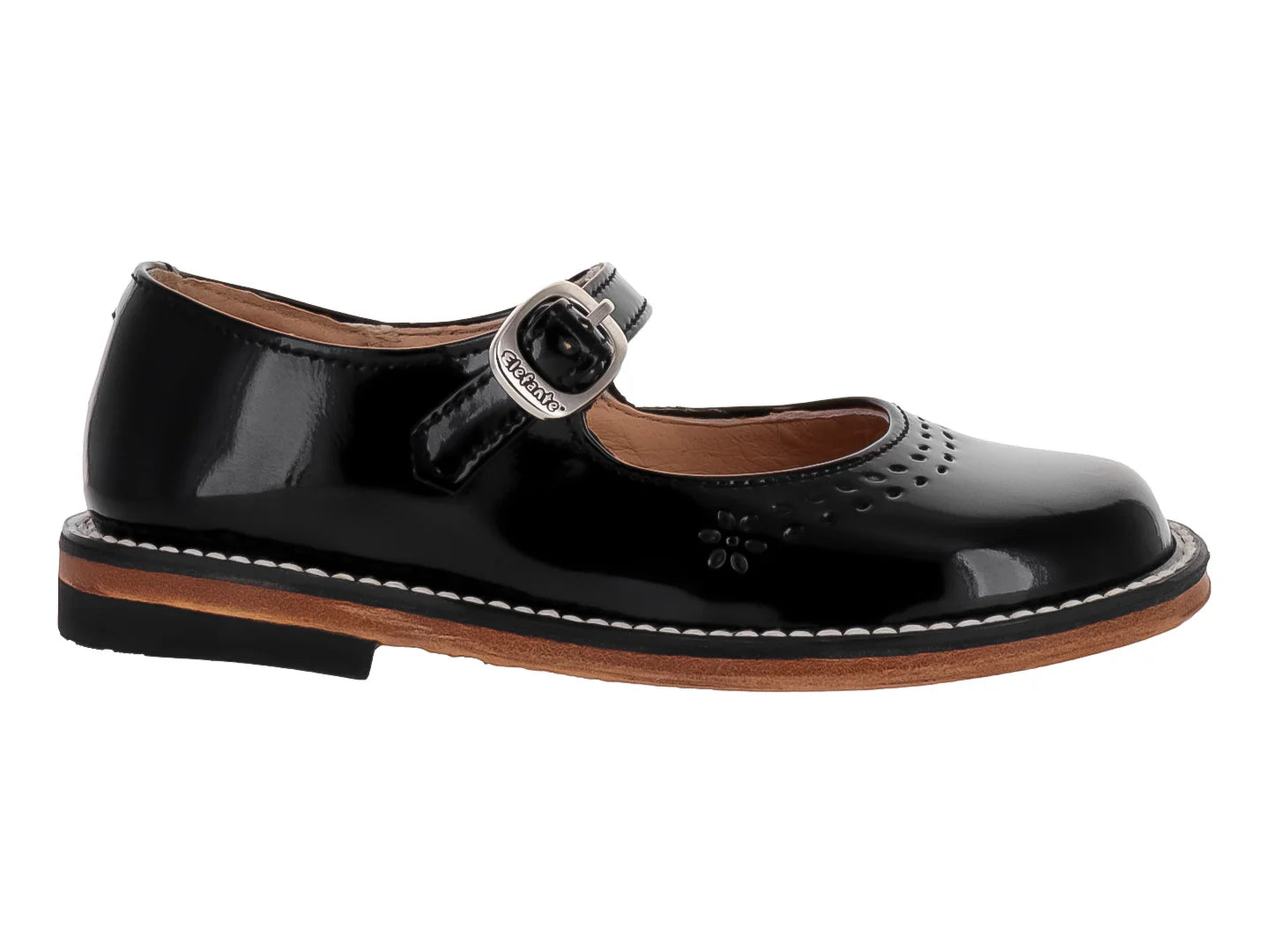 Zapatos Elefante Negros de Charol para Niña