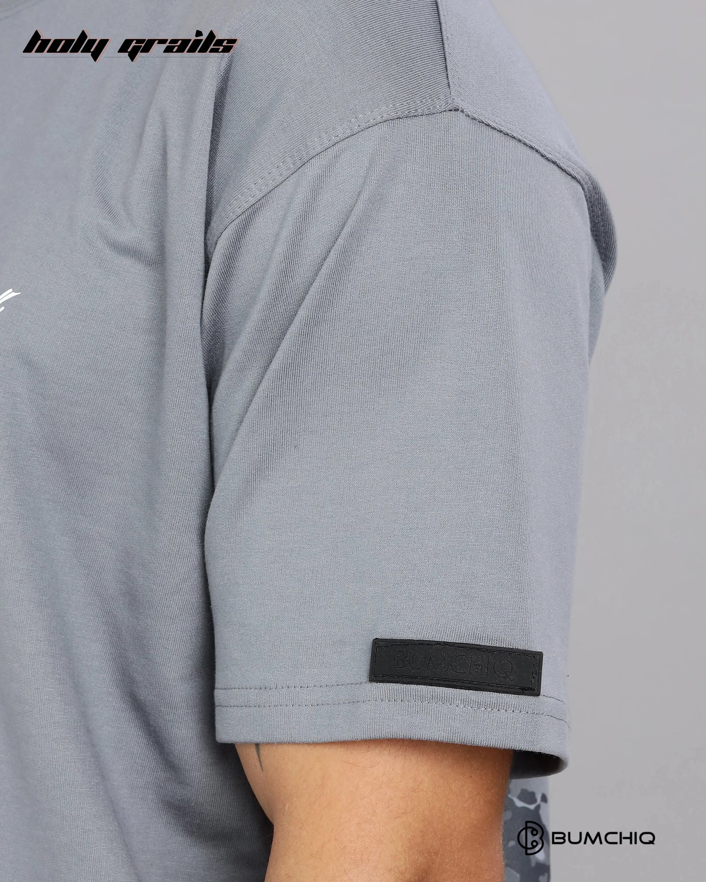 Wild Bear Grey Oversize Tee HG x Bumchiq