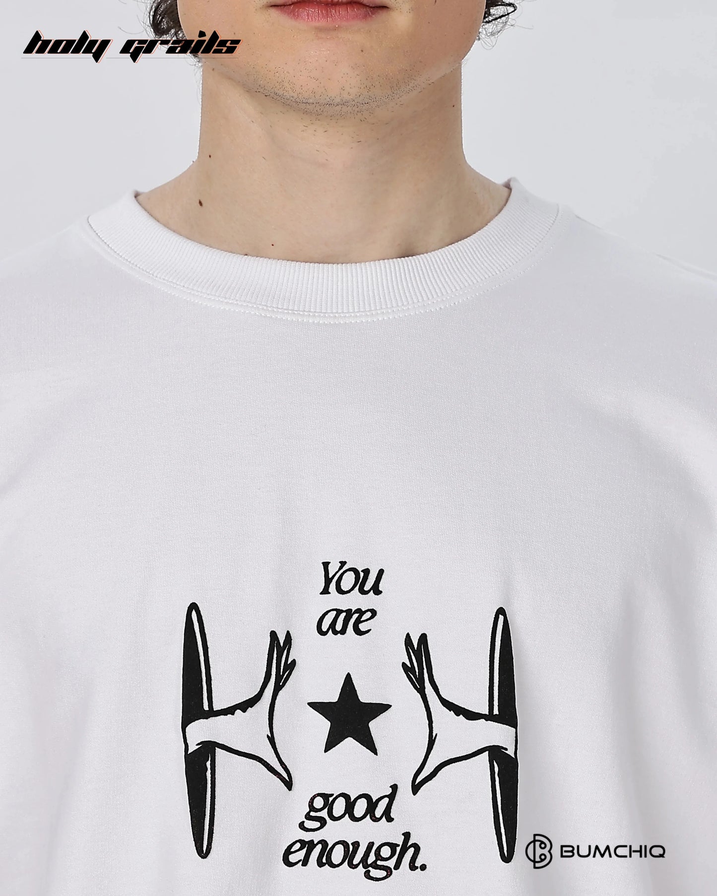 Muse Era White Oversize Tee HG x Bumchiq