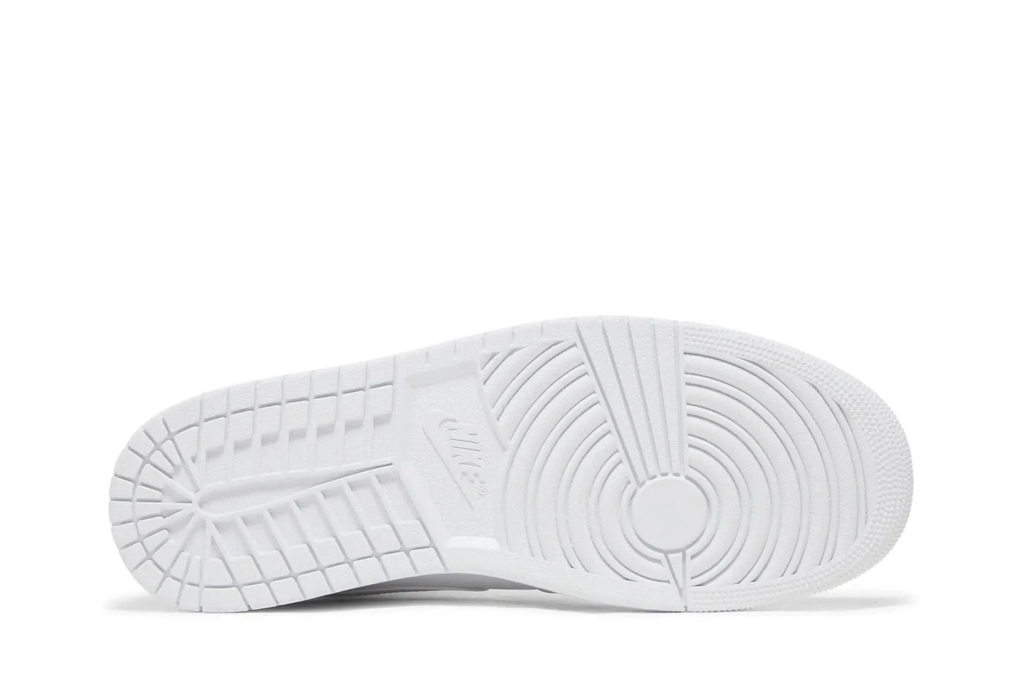 Jordan 1 Mid Triple White