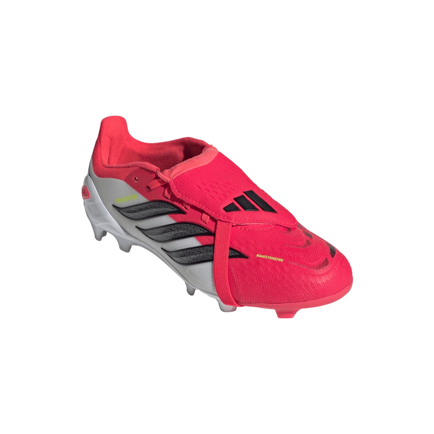 adidas Predator Elite Fold Over Tongue FG Firm Ground Youth Soccer Cleats Red Black White