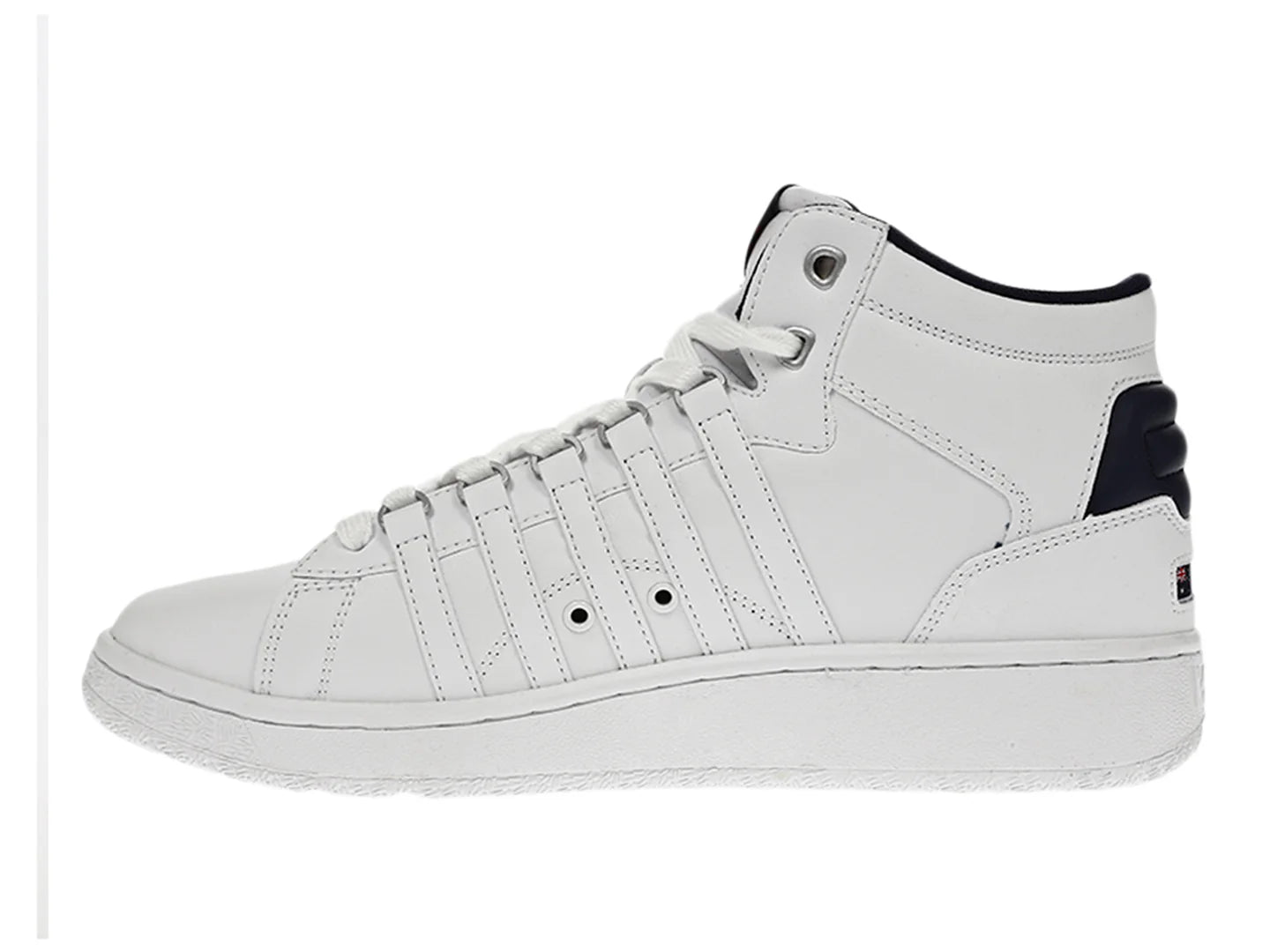 Tenis K SWISS Court P Mid Blanco y Azul Marino para Hombre