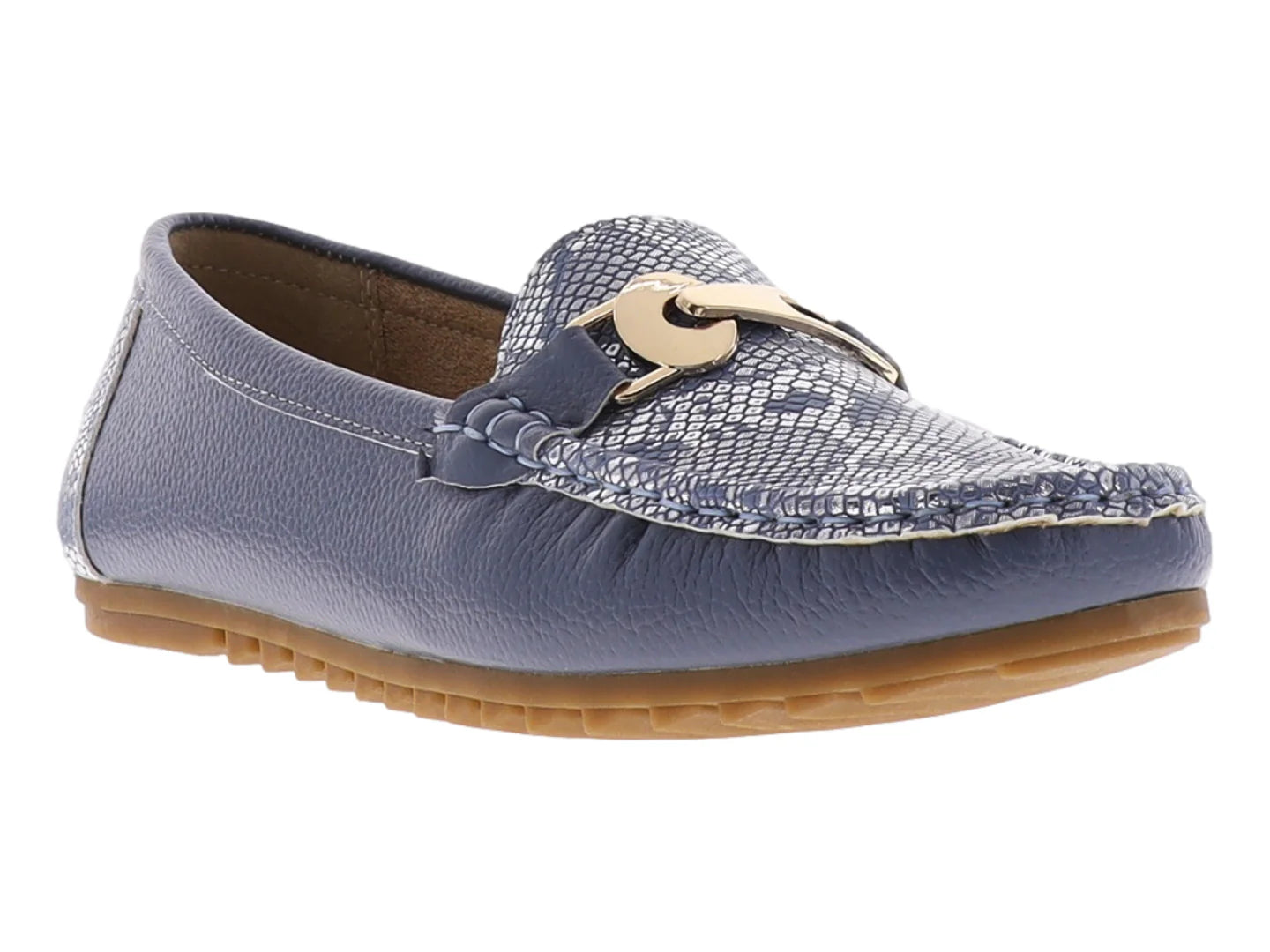 Mocasines Comfort Fit Azul para Mujer