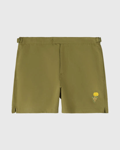 Marigold Swim Short Olive Drab